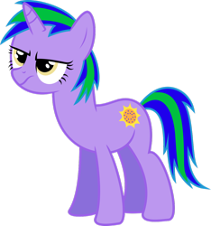 Size: 1024x1094 | Tagged: safe, artist:jeremeymcdude, oc, oc only, oc:shimmer starr, species:pony, species:unicorn, getting real tired of your shit, show accurate, simple background, solo, transparent background, vector