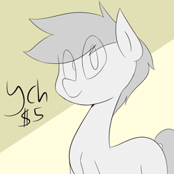 Size: 1280x1280 | Tagged: safe, artist:goldenled, oc, oc only, species:pony, commission, solo, your character here