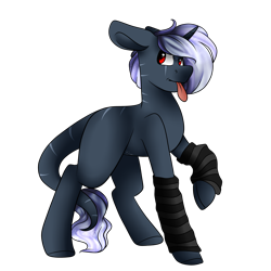 Size: 5000x5000 | Tagged: safe, artist:beashay, oc, oc only, oc:howling silver, species:pony, species:unicorn, absurd resolution, arm warmers, male, simple background, solo, stallion, tongue out, transparent background