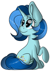 Size: 3598x5000 | Tagged: safe, artist:hellishprogrammer, oc, oc only, oc:fishie wishes, species:pony, species:unicorn, absurd resolution, female, high res, mare, raised hoof, simple background, sitting, solo, transparent background
