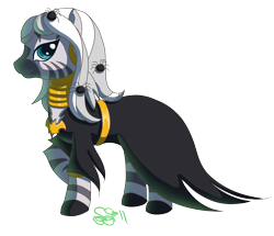 Size: 1031x887 | Tagged: safe, artist:alipes, character:zecora, species:zebra, g4, costume, female, nightmare night, simple background, solo, spider, transparent background