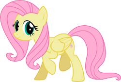 Size: 6455x4367 | Tagged: safe, artist:runzi333, artist:scrimpeh, character:fluttershy, species:pegasus, species:pony, absurd resolution, female, mare, simple background, solo, transparent background, vector, vector trace