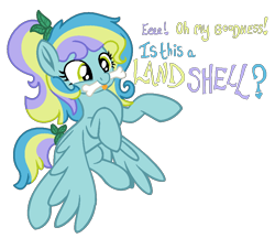 Size: 952x823 | Tagged: safe, artist:monkfishyadopts, base used, oc, oc only, oc:kelpaquatis, species:pegasus, species:pony, excited, flying, hilarious in hindsight, movie accurate, ponified, simple background, solo, speech, tongue out, transparent background, writing
