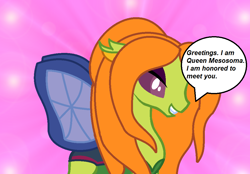 Size: 1030x717 | Tagged: safe, artist:t-mack56, character:thorax, species:changeling, species:reformed changeling, episode:to where and back again, g4, my little pony: friendship is magic, changeling queen, mesosoma, queen mesosoma, rule 63