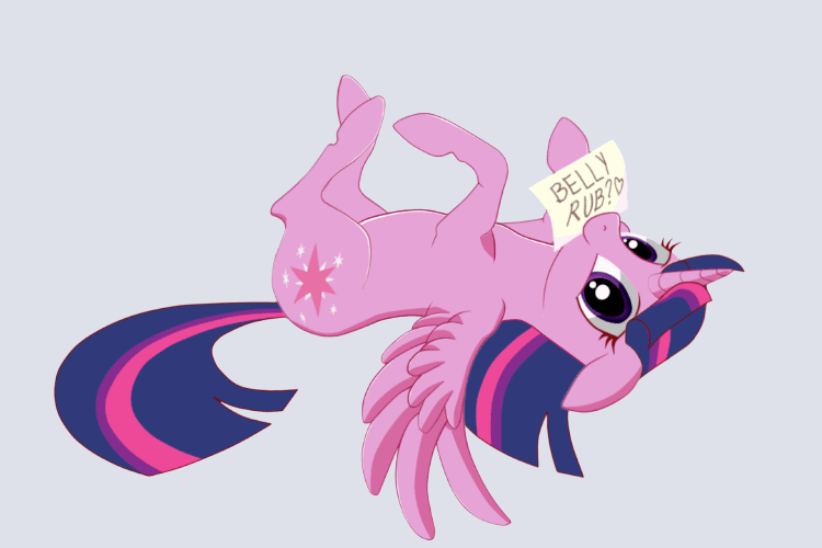 Size: 750x500 | Tagged: safe, artist:szafir87, character:twilight sparkle, character:twilight sparkle (alicorn), species:alicorn, species:pony, animated, bellyrub request, blinking, blue background, bronybait, cute, eye shimmer, female, flapping, floppy ears, gif, gray background, hnnng, hoofy-kicks, legs in air, looking at you, looking back, mare, mouth hold, on back, simple background, smiling, solo, spread wings, szafir87 is trying to murder us, twiabetes, weapons-grade cute, wings