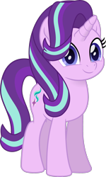 Size: 1210x2018 | Tagged: safe, artist:peahead, character:starlight glimmer, species:pony, species:unicorn, my little pony: the movie (2017), cute, female, glimmerbetes, looking at you, mare, movie accurate, simple background, smiling, solo, transparent background, vector