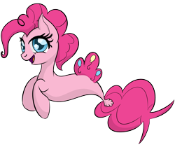 Size: 1933x1627 | Tagged: safe, artist:datapony, character:pinkie pie, species:seapony (g4), my little pony: the movie (2017), female, seaponified, seapony pinkie pie, simple background, solo, species swap, transparent background