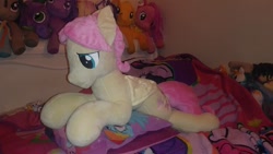 Size: 960x540 | Tagged: safe, artist:blackwater627, artist:ponylover88, character:fluttershy, broken wing, butterscotch, irl, photo, plushie, repair, rule 63