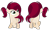 Size: 529x317 | Tagged: safe, artist:marielle5breda, oc, oc only, oc:diana, parent:babs seed, parent:pipsqueak, parents:babsqueak, species:earth pony, species:pony, female, filly, offspring
