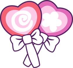 Size: 541x500 | Tagged: safe, artist:anscathmarcach, g3, all my heart, candy, cutie mark, cutie mark only, food, heart, holiday, lollipop, no pony, simple background, transparent background, valentine, valentine's day, vector
