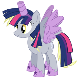 Size: 5760x5760 | Tagged: safe, artist:greenmachine987, character:derpy hooves, species:pony, episode:scare master, g4, my little pony: friendship is magic, absurd resolution, alicorn costume, clothing, costume, fake horn, fake wings, female, nightmare night costume, simple background, solo, toilet paper roll, toilet paper roll horn, transparent background, twilight muffins, twilight sparkle costume, vector, wig