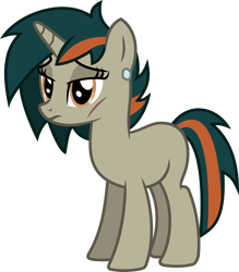 Size: 876x1000 | Tagged: safe, artist:peahead, oc, oc only, oc:ana falkenhart, species:pony, species:unicorn, simple background, solo, transparent background