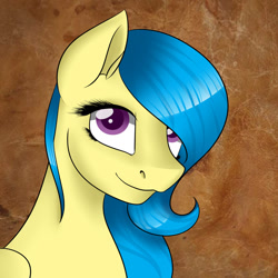 Size: 1024x1024 | Tagged: safe, artist:fairdahlia, oc, oc only, species:pegasus, species:pony, bust, female, mare, portrait, solo