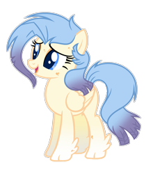 Size: 1836x2084 | Tagged: safe, artist:marielle5breda, oc, parent:princess skystar, parent:rarity, species:pegasus, species:pony, female, magical lesbian spawn, mare, offspring, simple background, solo, transparent background