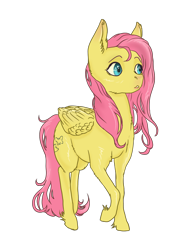 Size: 900x1188 | Tagged: safe, artist:kovoranu, character:fluttershy, species:pegasus, species:pony, female, mare, simple background, solo, transparent background