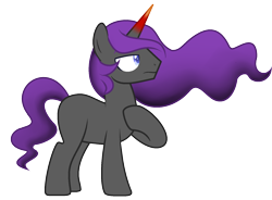 Size: 1676x1232 | Tagged: safe, artist:angelamusic13, oc, parent:king sombra, parent:starlight glimmer, parents:sombralight, species:pony, species:unicorn, male, offspring, simple background, solo, stallion, transparent background