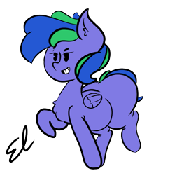 Size: 927x903 | Tagged: safe, artist:somefrigginnerd, oc, oc only, oc:felicity stars, species:pegasus, species:pony, blank flank, chest fluff, chibi, chubby, female, mare, old timey, signature, simple background, solo, transparent background