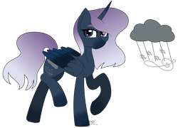 Size: 2044x1474 | Tagged: safe, artist:leanne264, oc, oc:thunder song, species:alicorn, species:pony, cutie mark, female, mare, simple background, solo, transparent background