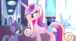 Size: 1432x770 | Tagged: safe, artist:leanne264, base used, character:princess cadance, oc, oc:violet light, parent:spike, parent:twilight sparkle, parents:twispike, species:dracony, species:pony, female, filly, hybrid, interspecies offspring, offspring