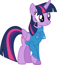 Size: 5000x5665 | Tagged: safe, artist:pilot231, character:twilight sparkle, character:twilight sparkle (alicorn), species:alicorn, species:pony, absurd resolution, accessory, clothing, female, scarf, simple background, solo, sweater, transparent background, vector