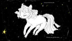 Size: 983x558 | Tagged: safe, artist:misstwipietwins, character:twilight sparkle, female, ms paint, solo, space, stars
