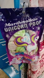 Size: 720x1280 | Tagged: safe, artist:ponylover88, species:pony, species:unicorn, barely pony related, food, irl, marshmallow, photo, poop, snack