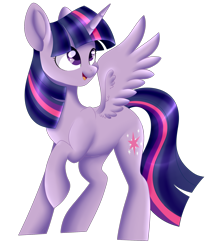 Size: 1668x1974 | Tagged: safe, artist:beashay, character:twilight sparkle, character:twilight sparkle (alicorn), species:alicorn, species:pony, female, mare, simple background, smiling, solo, transparent background