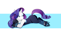 Size: 1500x785 | Tagged: safe, artist:skyeypony, character:rarity, species:pony, species:unicorn, episode:the other side, g4, my little pony: equestria girls, my little pony:equestria girls, beautisexy, bedroom eyes, clothing, fabulous, female, half-closed eyes, heels on a horse, high heels, leotard, lidded eyes, mare, sexy, shoes, solo, thighs, wide hips