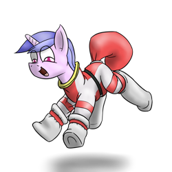 Size: 2000x2000 | Tagged: safe, artist:timsplosion, character:sea swirl, species:pony, species:unicorn, astronaut, background pony, commission, female, mare, mario party, mario party 2, shadow, simple background, smiling, solo, space suit, transparent background