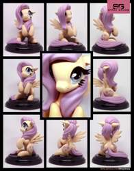 Size: 2132x2718 | Tagged: safe, artist:prodius, character:fluttershy, species:pegasus, species:pony, craft, female, figurine, irl, mare, photo, sculpey, sculpture, show accurate, smiling, solo