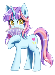 Size: 720x990 | Tagged: safe, artist:tastyrainbow, oc, oc only, species:pony, 2019 community collab, derpibooru community collaboration, blushing, cute, simple background, solo, transparent background
