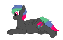 Size: 2378x1520 | Tagged: safe, artist:cogsfixmore, derpibooru original, oc, oc only, oc:paintheart, species:pegasus, species:pony, 2019 community collab, derpibooru community collaboration, simple background, solo, transparent background, wings