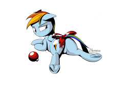 Size: 6000x4000 | Tagged: safe, alternate version, artist:madgehog, character:rainbow dash, species:pegasus, species:pony, christmas, colored, cute, featureless crotch, female, gift wrapped, holiday, mare, new year, simple background, solo, spread legs, spreading, tail wrap, transparent background, underhoof