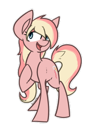 Size: 758x1044 | Tagged: safe, artist:crownedspade, oc, oc:love connection, species:earth pony, species:pony, female, mare, simple background, solo, transparent background, white outline