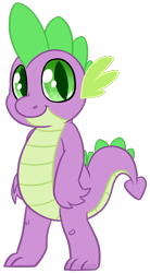 Size: 550x1000 | Tagged: safe, artist:darkodraco, character:spike, species:dragon, looking at you, male, simple background, smiling, solo, transparent background