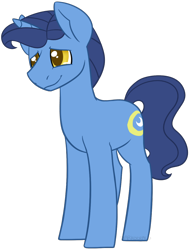 Size: 760x1000 | Tagged: safe, artist:darkodraco, character:night light, species:pony, species:unicorn, lidded eyes, male, simple background, smiling, solo, stallion, transparent background