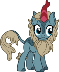 Size: 891x1080 | Tagged: safe, artist:iknowpony, character:sparkling brook, species:kirin, episode:sounds of silence, g4, my little pony: friendship is magic, .svg available, background kirin, female, simple background, smiling, solo, transparent background, vector