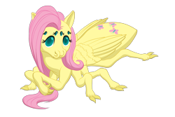 Size: 3000x2000 | Tagged: safe, artist:vasillium, character:fluttershy, species:pegasus, species:pony, butterfly, cute, diabetes, female, high res, looking at you, mare, monster pony, original species, rubbing hooves, shyabetes, simple background, solo, species swap, spider, spiderpony, spidershy, standing, transparent background, wings