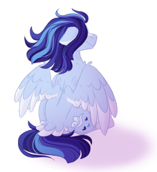 Size: 926x1022 | Tagged: safe, artist:mah521, oc, oc:azure, species:pegasus, species:pony, female, mare, simple background, sitting, solo, transparent background