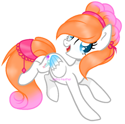 Size: 728x724 | Tagged: safe, artist:angelamusic13, oc, oc:zafiro feather, species:pegasus, species:pony, female, mare, simple background, solo, transparent background