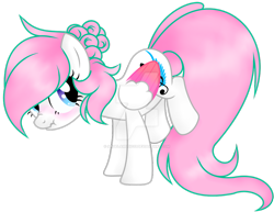 Size: 1024x790 | Tagged: safe, artist:angelamusic13, oc, oc:angela music, species:pegasus, species:pony, deviantart watermark, female, mare, obtrusive watermark, scrunchy face, simple background, solo, transparent background, two toned wings, watermark