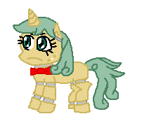 Size: 202x173 | Tagged: safe, artist:drypony198, oc, oc:daylight savings, species:pony, species:unicorn, bonnie, cowboys and equestrians, crossover, female, five nights at freddy's, mad (tv series), mad magazine, mare, picture for breezies, simple background, solo, species swap, transparent background