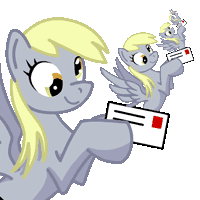 Size: 200x200 | Tagged: safe, artist:don-ko, character:derpy hooves, species:pegasus, species:pony, g4, adorawat, animated, artifact, cross-eyed, cute, derpabetes, derpception, droste effect, endless, envelope, female, first animated picture on derpibooru, first derpy picture on derpibooru, first wat picture on derpibooru, gif, history, holding, hoof hold, inception, infinity, it begins, loop, mail, mare, multeity, one of the first, perfect loop, recursion, silly, silly pony, simple background, smiling, solo, spread wings, strange, transparent background, unstoppable force of derp, wat, weird, wings