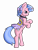 Size: 3000x4000 | Tagged: safe, artist:tunrae, character:royal ribbon, species:pony, species:unicorn, background pony, bow, choker, commission, female, mare, rearing, saddle, simple background, solo, tack, transparent background