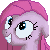Size: 50x50 | Tagged: safe, artist:zestyoranges, character:pinkamena diane pie, character:pinkie pie, species:earth pony, species:pony, animated, bust, female, grin, mare, pixel art, simple background, smiling, transparent background