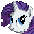 Size: 50x50 | Tagged: safe, artist:zestyoranges, character:rarity, animated, female, pixel art