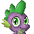 Size: 50x50 | Tagged: safe, artist:zestyoranges, character:spike, animated, pixel art
