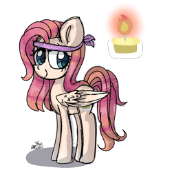 Size: 768x768 | Tagged: safe, artist:awoomarblesoda, oc, oc:tea light, parent:fluttershy, parent:tree hugger, parents:flutterhugger, species:pegasus, species:pony, female, magical lesbian spawn, mare, offspring, simple background, solo, transparent background