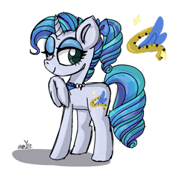 Size: 768x768 | Tagged: safe, artist:awoomarblesoda, oc, oc:glamorous, parent:rarity, parent:soarin', parents:soarity, species:pony, species:unicorn, female, mare, offspring, one eye closed, simple background, solo, transparent background, wink