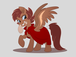 Size: 2317x1745 | Tagged: safe, artist:anima-dos, oc, oc:spirit, species:pegasus, species:pony, children of the night, cloak, clothing, cute, dungeons and dragons, fantasy class, female, mare, pen and paper rpg, ponyfinder, red cloak, rogue, rpg, tabletop gaming, tail wrap, thief